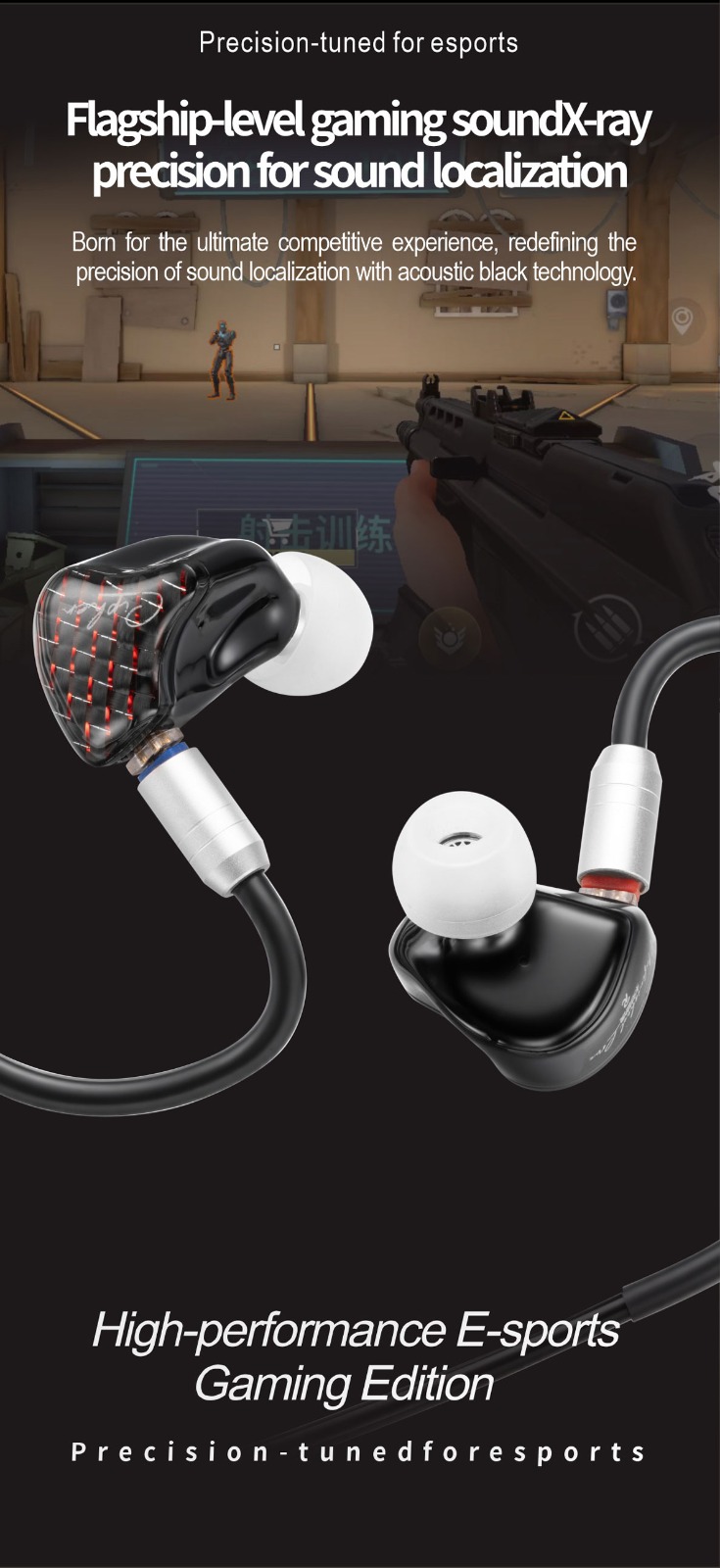 EarAcoustics Audio Cipher Gaming, USB "C" - Imagen 3