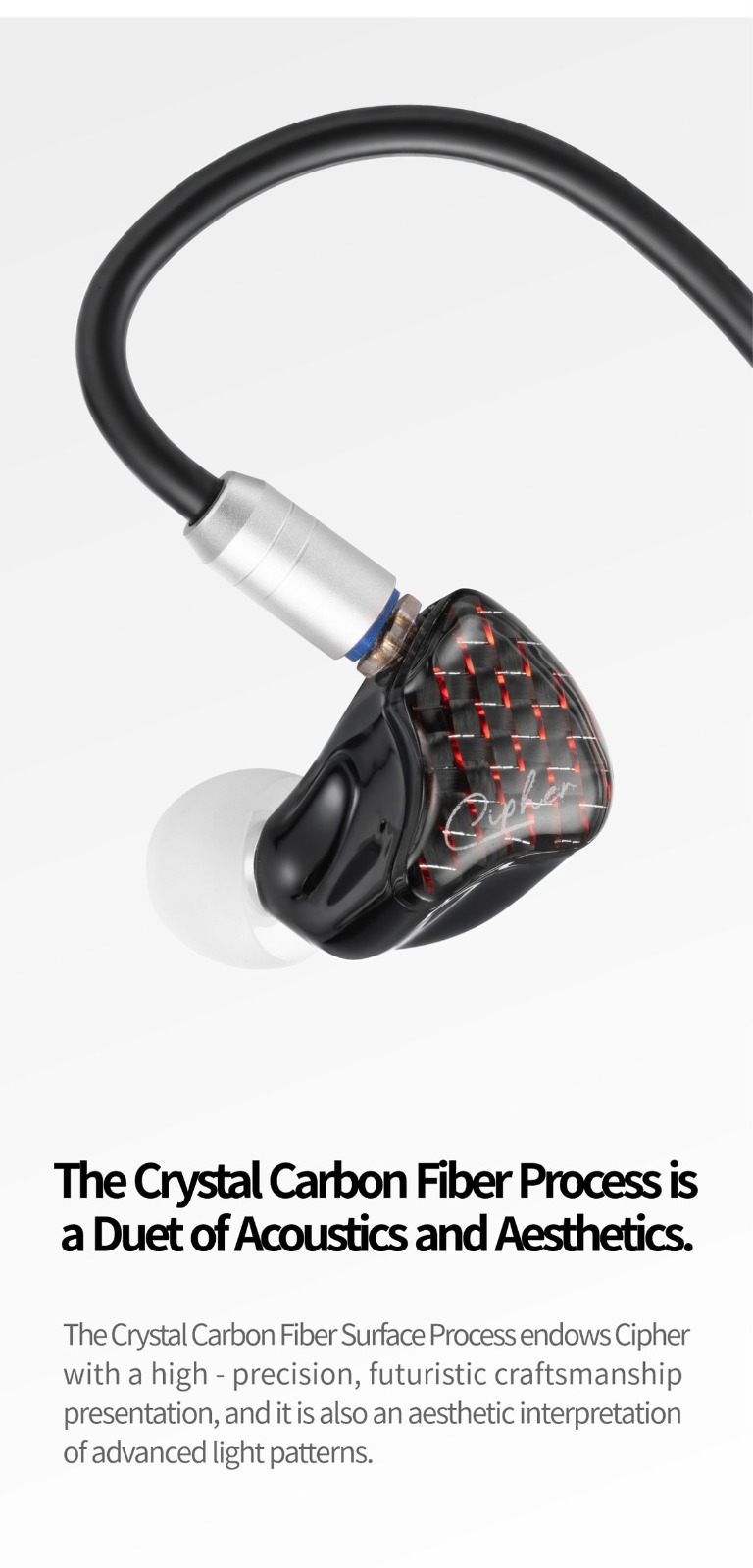 EarAcoustics Audio Cipher Gaming, USB "C" - Imagen 8