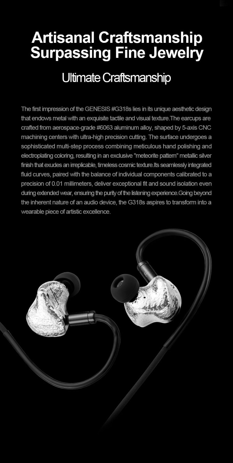 EarAcoustic Audio GENESIS G318s IEM HiFi - Imagen 4