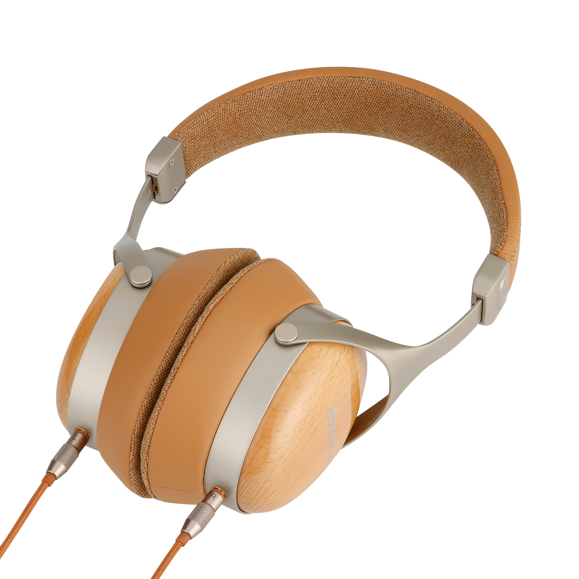 SIVGA ROBIN SV021 PRO BRN, Hi-Fi cerrados, diafragma de aluminio de 50 mm, carcasa de madera natural con cable desmontable - Imagen 7