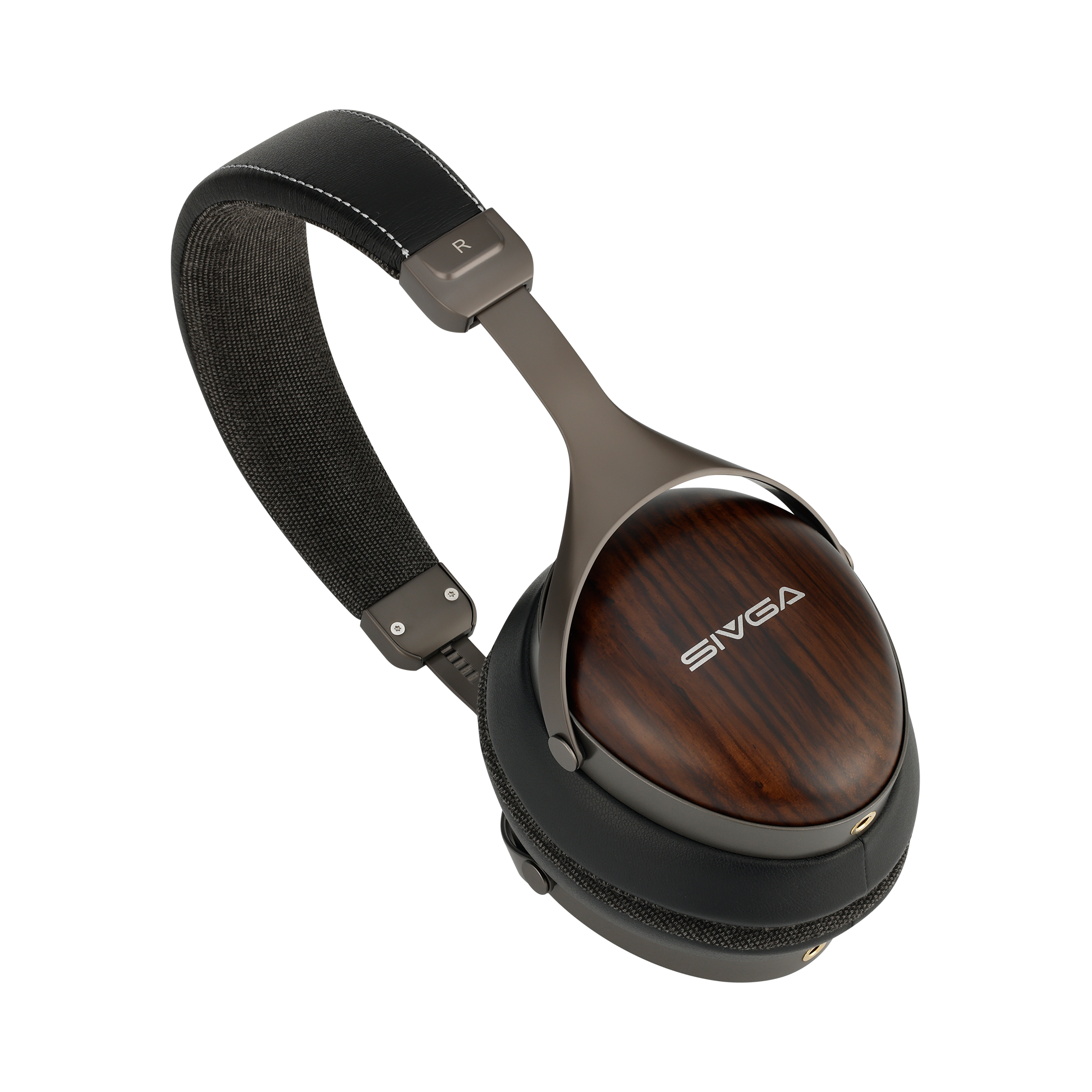 SIVGA ROBIN SV021 PRO BLK, Hi-Fi cerrados, diafragma de aluminio de 50 mm, carcasa de madera natural con cable desmontable - Imagen 12