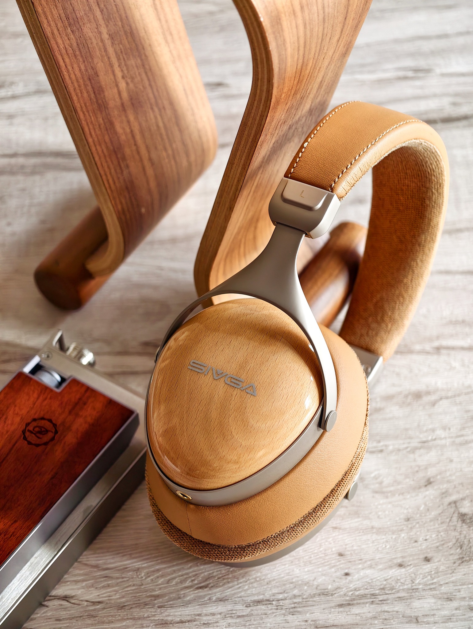 SIVGA ROBIN SV021 PRO BRN, Hi-Fi cerrados, diafragma de aluminio de 50 mm, carcasa de madera natural con cable desmontable - Imagen 22