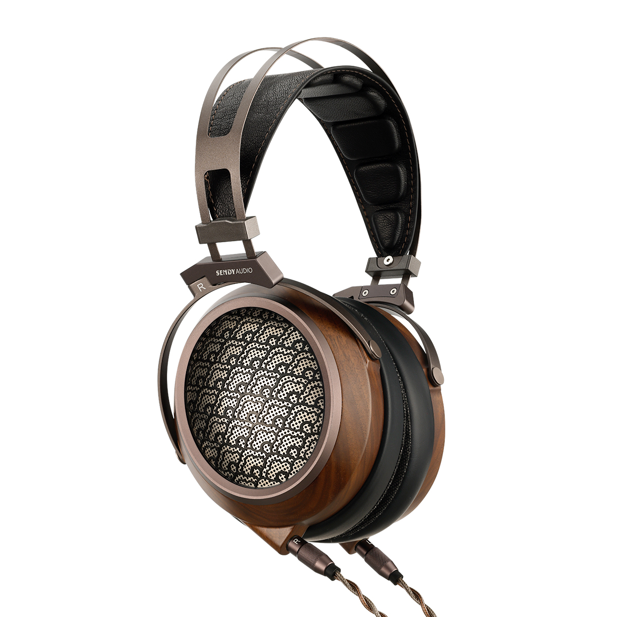 SENDY EGRET Auriculares de madera con cable, controlador magnético planar de 98*84 mm - Imagen 21