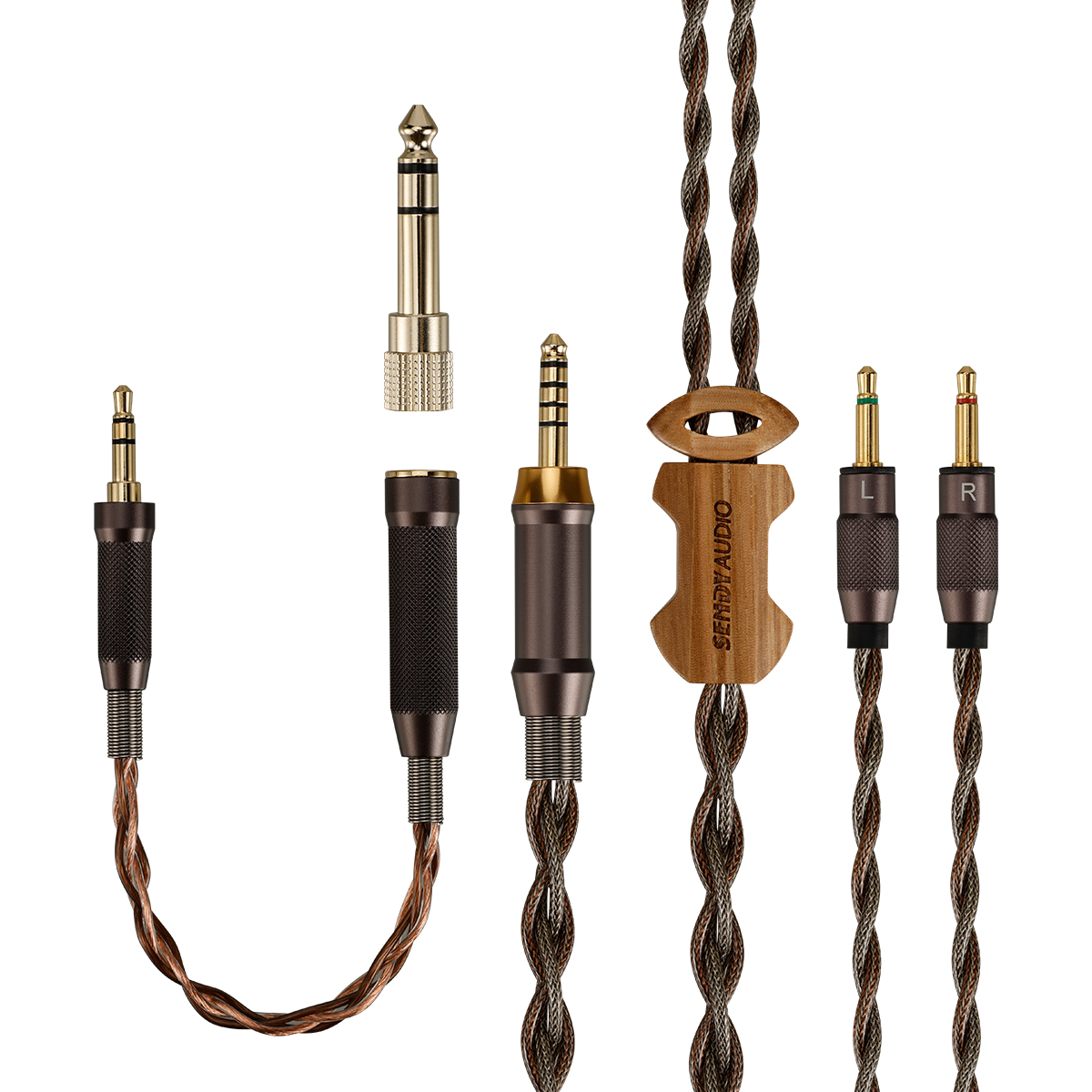 SENDY EGRET Auriculares de madera con cable, controlador magnético planar de 98*84 mm - Imagen 22