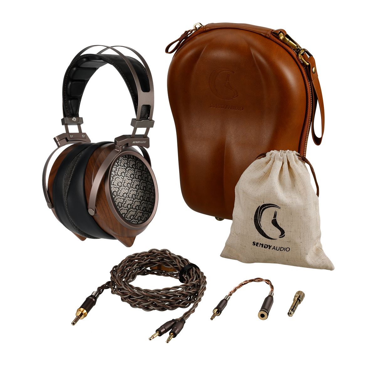 SENDY EGRET Auriculares de madera con cable, controlador magnético planar de 98*84 mm - Imagen 25