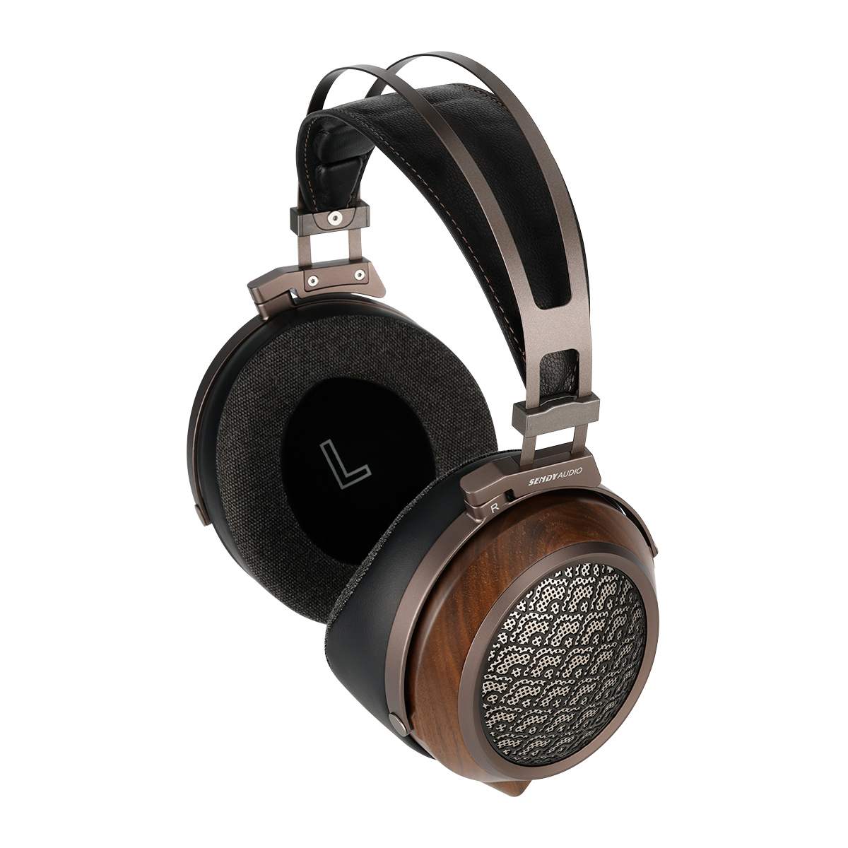 SENDY EGRET Auriculares de madera con cable, controlador magnético planar de 98*84 mm - Imagen 3