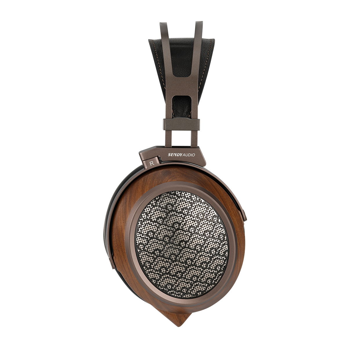 SENDY EGRET Auriculares de madera con cable, controlador magnético planar de 98*84 mm - Imagen 4