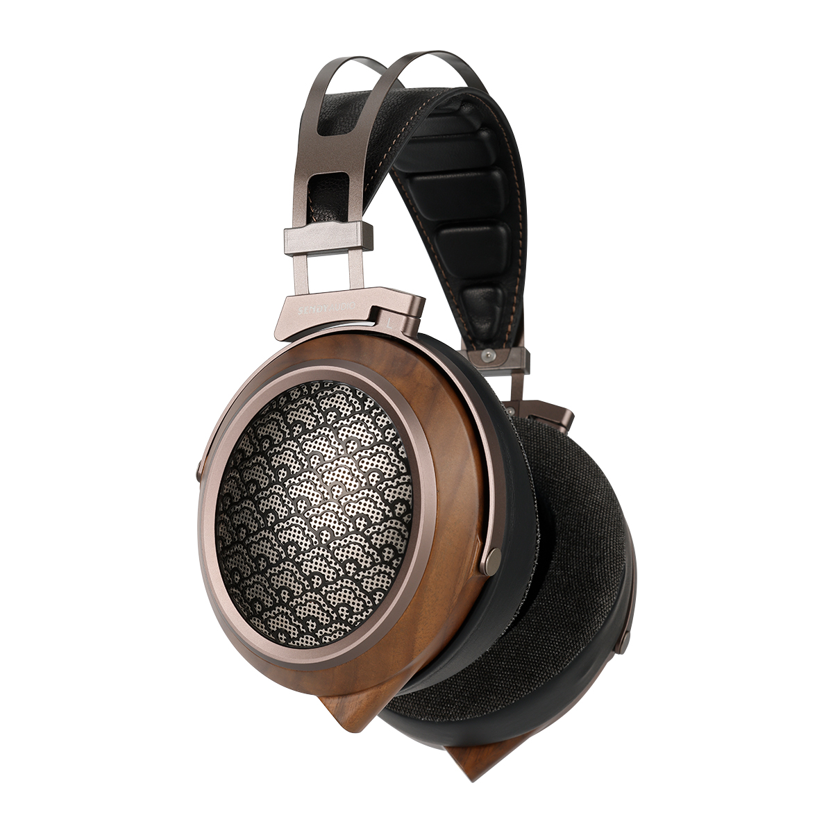 SENDY EGRET Auriculares de madera con cable, controlador magnético planar de 98*84 mm - Imagen 5