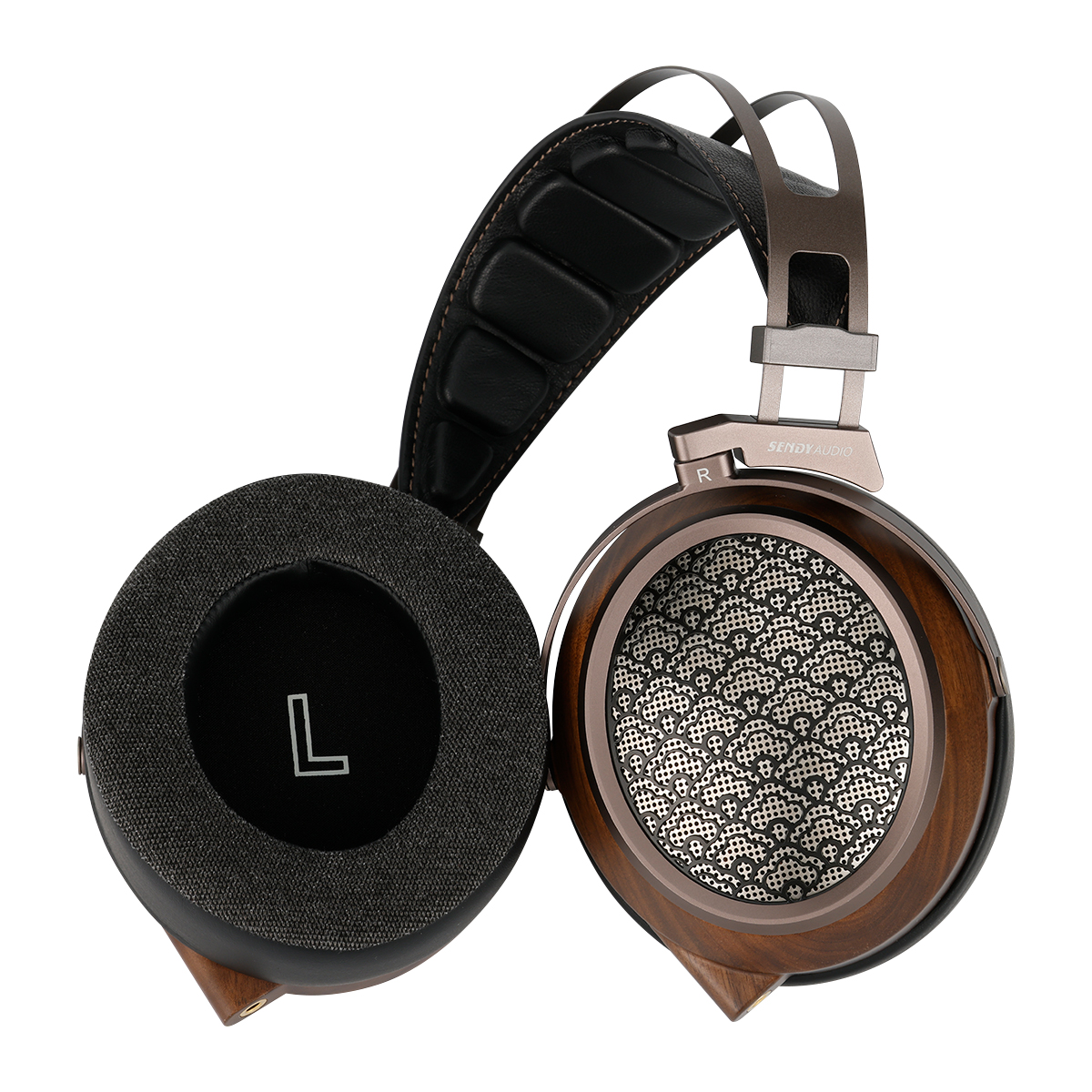 SENDY EGRET Auriculares de madera con cable, controlador magnético planar de 98*84 mm - Imagen 7