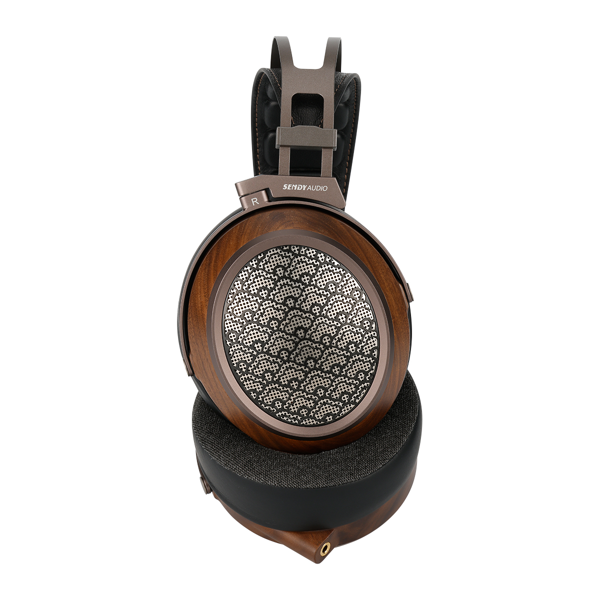 SENDY EGRET Auriculares de madera con cable, controlador magnético planar de 98*84 mm - Imagen 8