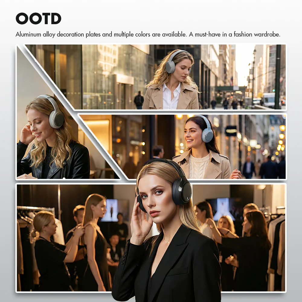 Auriculares inalámbricos ROSESELSA CAMBRIAN, cancelación de ruido, LDAC, Bluetooth 5.3, hasta100 horas de batería - Imagen 7