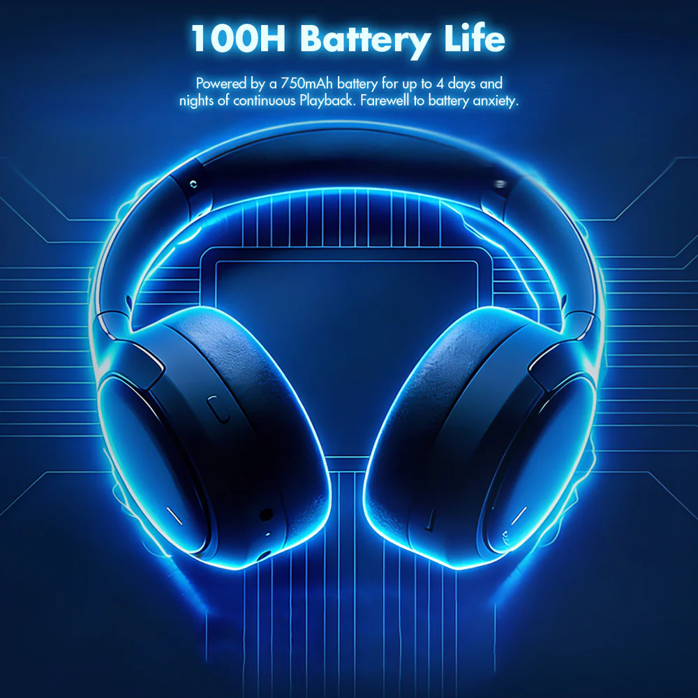 Auriculares inalámbricos ROSESELSA CAMBRIAN, cancelación de ruido, LDAC, Bluetooth 5.3, hasta100 horas de batería - Imagen 8