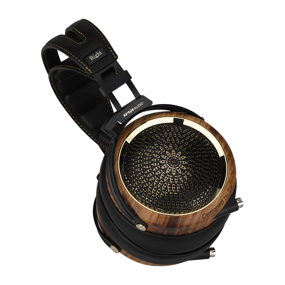 SENDY PEACOCK Auriculares circumaurales magnéticos planares Hi-Fi de diseño abierto con carcasa de madera - Imagen 4