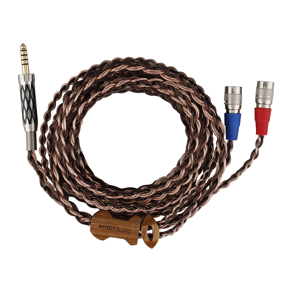 SENDY PEACOCK Auriculares circumaurales magnéticos planares Hi-Fi de diseño abierto con carcasa de madera - Imagen 5