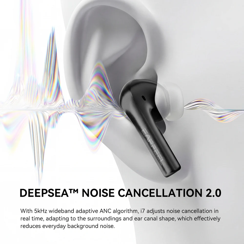 ROSESELSA Earfeel i7 Auriculares TWS, ANC, IPX5 - Imagen 7